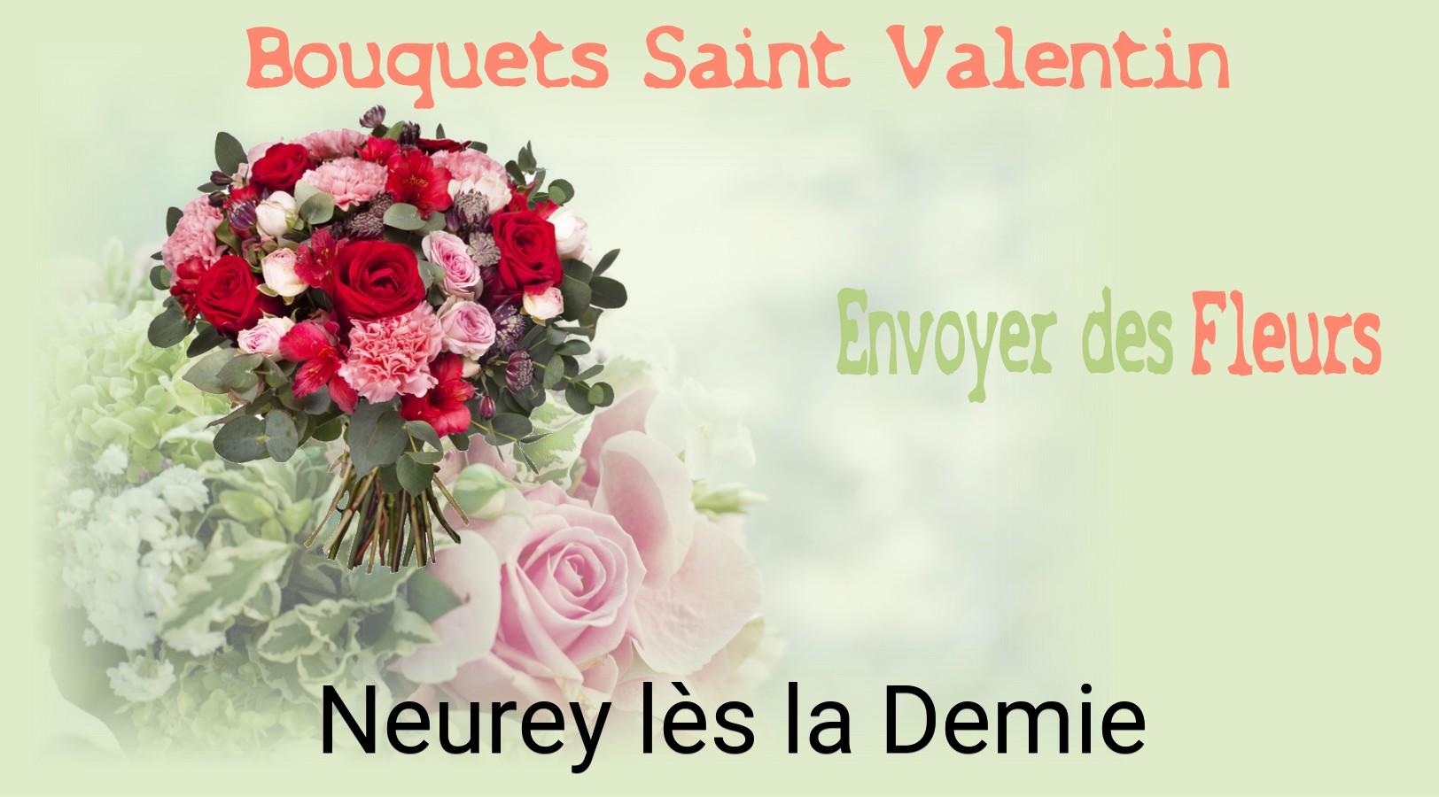 Roses de Saint-Valentin livrées à Neurey-lès-la-Demie